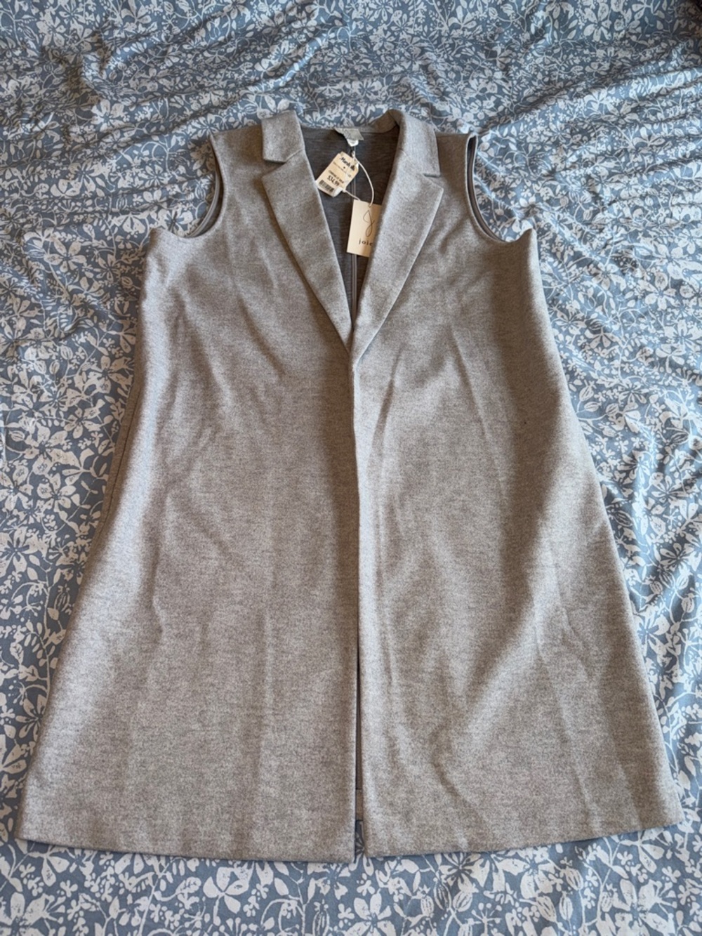 Joie Sleeveless Open Front Duster Vest